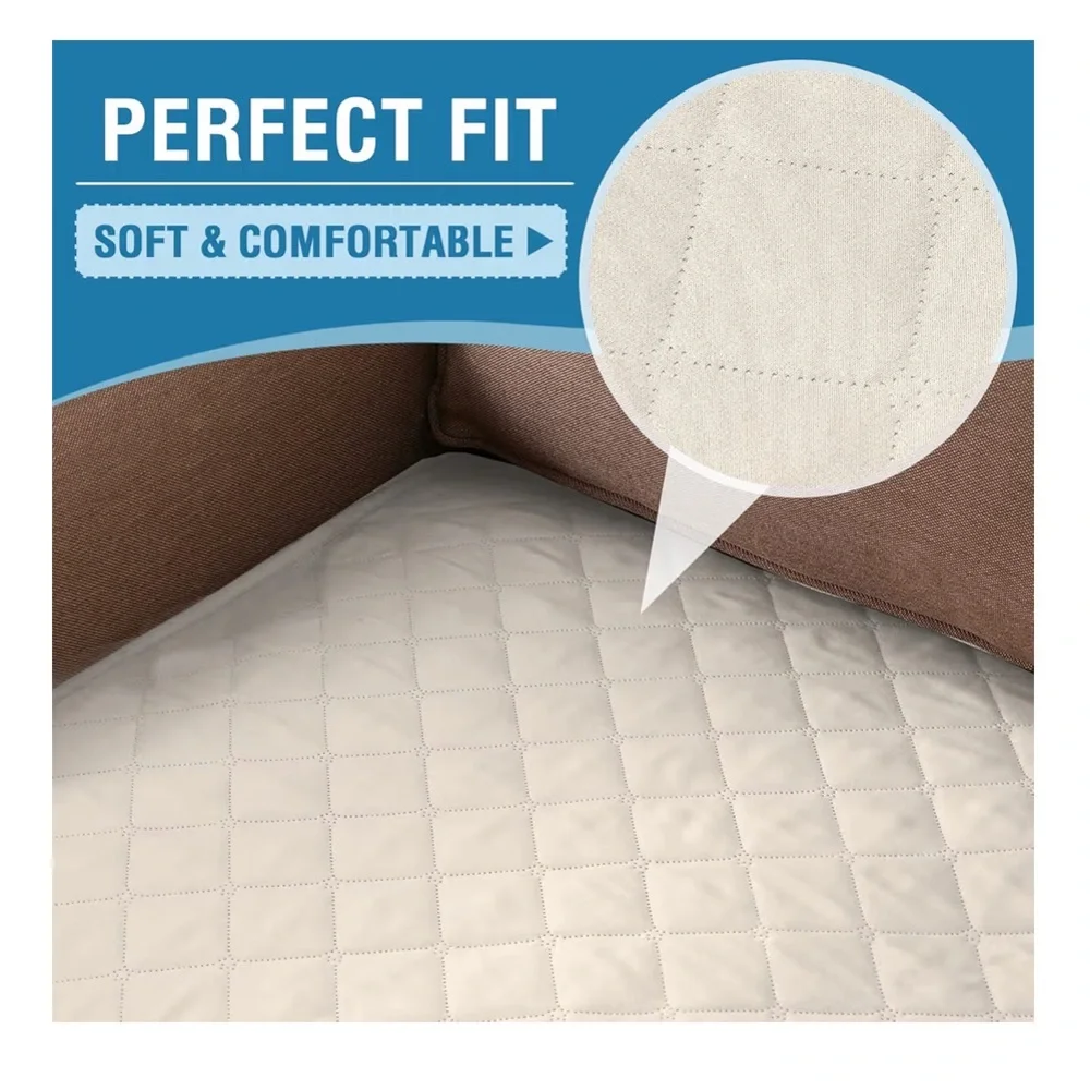 Waterproof Dog Sofa Cover - Ivory